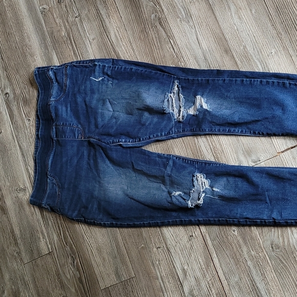 Old Navy Rockstar Ripped Jeggings Size 14 - Picture 2 of 3